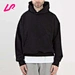 black crop top hoodie